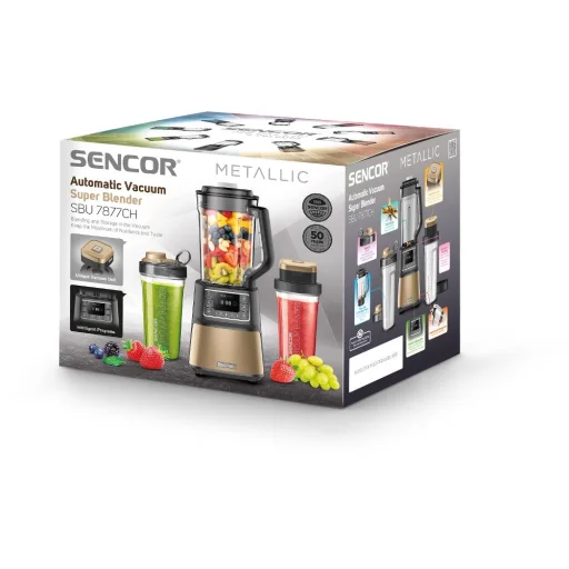 SENCOR SBU 7877CH vákuumos turmixgép 1500 W, 1,5 l, pezsgőszínű - 32