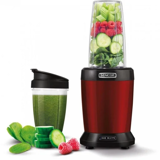 SENCOR SNB 4301RD Nutri turmixgép 1000 W, 0,8 l és 1 l TRITAN poharakkal - 2