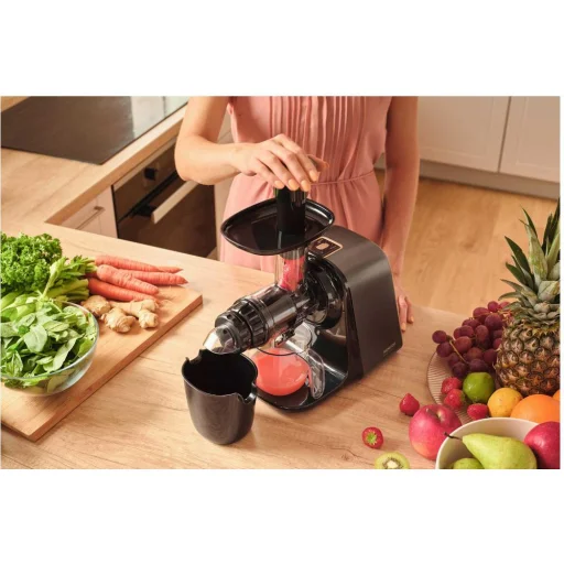 SENCOR SSJ 0900BK lassú gyümölcsprés, fekete, 150 W, 550 ml - 10