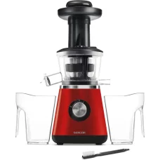 SENCOR SSJ 4042RD lassú gyümölcsprés 400 W, piros