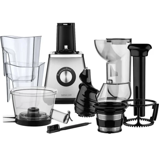 SENCOR SSJ 4070SL lassú gyümölcsprés 400 W, 0,8 l - 3
