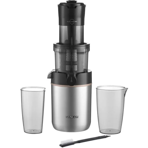 Sencor SSJ 8050SS lassú gyümölcsprés 200 W, rozsdamentes acél, 800 ml - 5