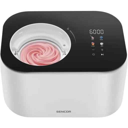 SENCOR SIC 3000WH automata fagylaltkészítő beépített kompresszorral, 1 l, fehér - 2