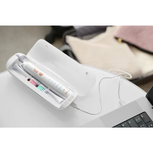 SENCOR SOC 3313PW szónikus fogkefe utazótokkal és UV sterilizátorral, 2 fogkefefejjel - 10
