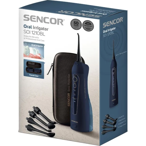 Sencor SOI 1211GD akkumulátoros szájzuhany 150 ml, 5 fejjel - 9