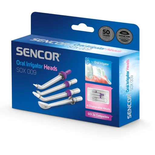 SENCOR SOX 009 pótfej készlet SOI 3x szájzuhanyhoz, 4 db - 1