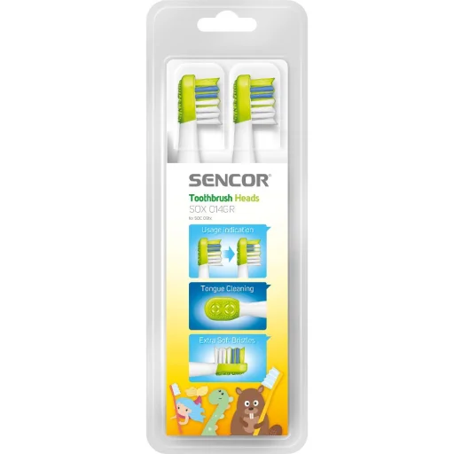 SENCOR SOX 014GR fogkefefej gyermek fogkeféhez, 4 db, SOC 091x kompatibilis - 7