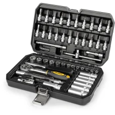 FIELDMANN FDG 5020-53R 53 részes 1/4" dugókulcs- és bitkészlet BMC kofferben