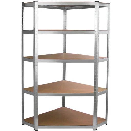 FIELDMANN FDR 1840R fém sarok állópolc 5 polccal, 90 x 40 x 180 cm - 1