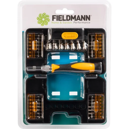 FIELDMANN FDS 1022-36R 36 részes precíziós csavarhúzó bitkészlet cserélhető fejű csavarhúzóval - 6