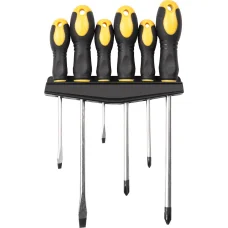 FIELDMANN FDS 1102-6R 6 részes csavarhúzó készlet tartóállvánnyal