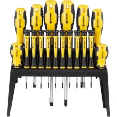 FIELDMANN FDS 5008-18R 18 részes csavarhúzó készlet tartóállvánnyal