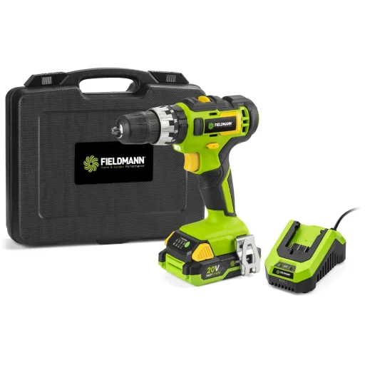 FIELDMANN FDUV 70115-A 20V akkumulátoros fúró-csavarozó 2 Ah akkumulátorral és gyorstöltővel, 35 Nm - 1