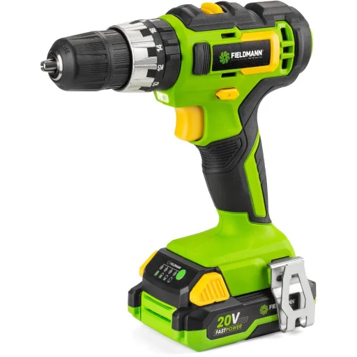FIELDMANN FDUV 70115-A 20V akkumulátoros fúró-csavarozó 2 Ah akkumulátorral és gyorstöltővel, 35 Nm - 3