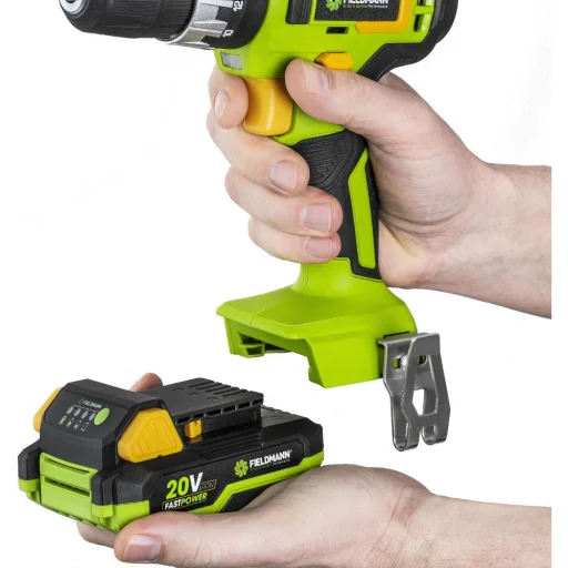 FIELDMANN FDUV 70115-A 20V akkumulátoros fúró-csavarozó 2 Ah akkumulátorral és gyorstöltővel, 35 Nm - 7