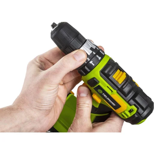 FIELDMANN FDUV 70115-A 20V akkumulátoros fúró-csavarozó 2 Ah akkumulátorral és gyorstöltővel, 35 Nm - 8