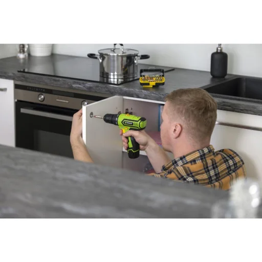 FIELDMANN FDV 10252-A 12 V Li-Ion akkumulátoros fúró-csavarozó 2 akkumulátorral, 13 db tartozékkal, kofferben - 9