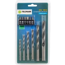 FIELDMANN FDV 9012 fafúrószár és bit szett, 13 db-os