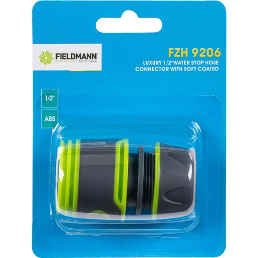 FIELDMANN FZH 9206 tömlő gyorscsatlakozó 1/2" (13 mm) elzárószeleppel - 2