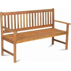 FIELDMANN FDZN 4006-T összecsukható 3 személyes akácfa kerti pad 150 x 61 x 90 cm