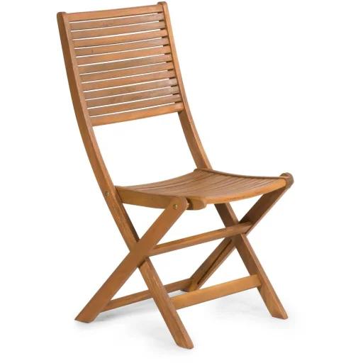 FIELDMANN FDZN 4012-T összecsukható kerti szék, 2 db, akácfa, 49 x 59 x 94 cm - 3