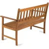 FIELDMANN FDZN 4013-T összecsukható akácfa kerti pad 122 x 57 x 85 cm thumbnail