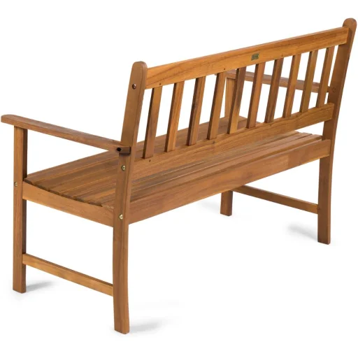 FIELDMANN FDZN 4013-T összecsukható akácfa kerti pad 122 x 57 x 85 cm - 4