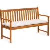 FIELDMANN FDZN 4020-T háromüléses akácfa kerti pad beépített asztallal, 150 x 62 x 91 cm thumbnail