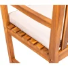 FIELDMANN FDZN 4020-T háromüléses akácfa kerti pad beépített asztallal, 150 x 62 x 91 cm thumbnail