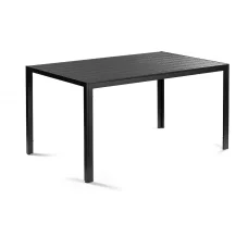 FIELDMANN FDZN 5050 négyszögletes kerti asztal 150 x 90 x 74 cm, alumínium vázzal és WPC asztallappal