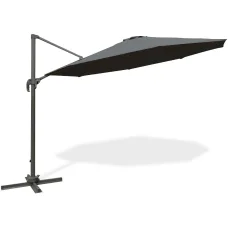 FIELDMANN FDZN 5105 függő kerti napernyő, kerek, 3 m, antracit