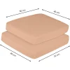 FIELDMANN FDZN 9017 vízálló ülőpárna szett 2 db 40 x 33 x 5 cm fehér thumbnail
