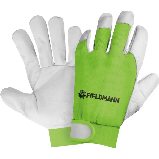 FIELDMANN FZO 5010 munkakesztyű XL 10 zöld-fehér - 1