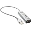 YENKEE YHC 101SR USB hub beépített kártyaolvasóval, 30 cm kábel thumbnail