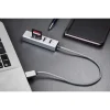 YENKEE YHC 101SR USB hub beépített kártyaolvasóval, 30 cm kábel thumbnail