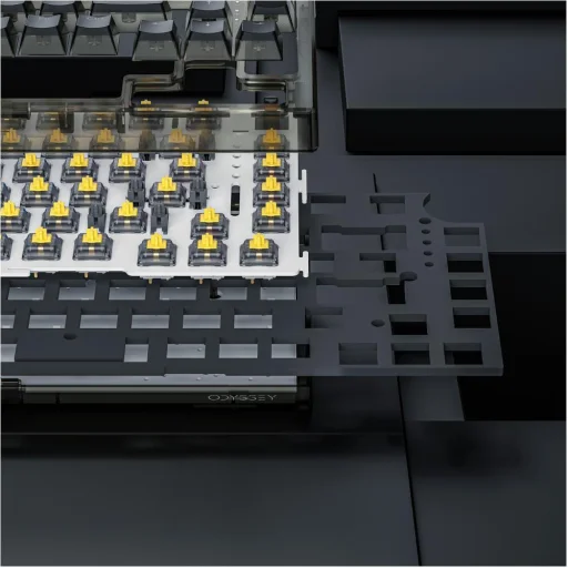 YENKEE YKB 31 ODYSSEY 75% vezeték nélküli hotswap mechanikus RGB billentyűzet Gateron G Pro 2.0 Yellow kapcsolókkal - 8