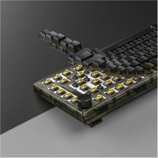 YENKEE YKB 31 ODYSSEY 75% vezeték nélküli hotswap mechanikus RGB billentyűzet Gateron G Pro 2.0 Yellow kapcsolókkal - 10