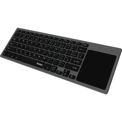 YENKEE YKB 5000US bezdrôtová klávesnica s touchpadom, 2,4 GHz, čierna - 1
