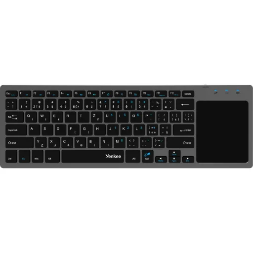 YENKEE YKB 5000US bezdrôtová klávesnica s touchpadom, 2,4 GHz, čierna - 2