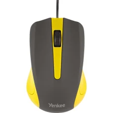 YENKEE YMS 1015YW SUVA vezetékes USB optikai egér, sárga, 1000 DPI