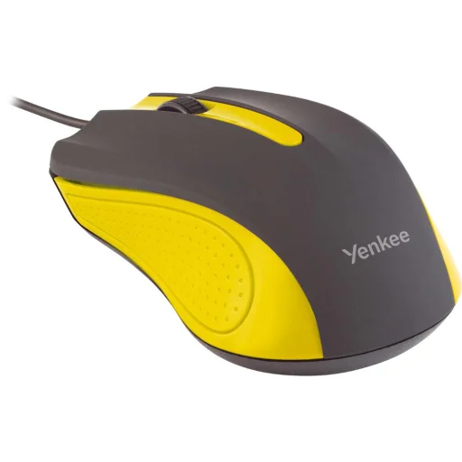 YENKEE YMS 1015YW SUVA vezetékes USB optikai egér, sárga, 1000 DPI - 2