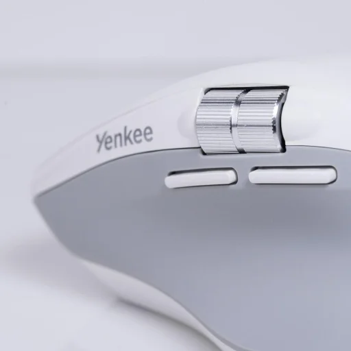 YENKEE YMS 2095W SPIN újratölthető vezeték nélküli egér, fehér - 7