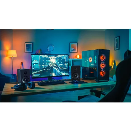 YENKEE YSP 2025 2.0 aktív számítógépes hangszóró 40 W Bluetooth, AUX, USB és memóriakártya bemenettel - 10