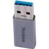 YENKEE YTC 020 USB 3.0 A dugó – USB-C aljzat adapter, szürke thumbnail