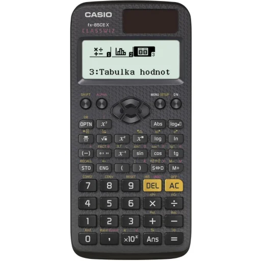 Casio FX-85CE X ClassWiz tudományos számológép, magyar menü, kemény tok, elem+napelem - 2