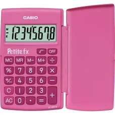 CASIO LC-401LV/PK 8 számjegyű zsebszámológép, rózsaszín
