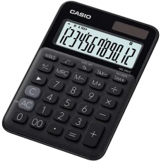 CASIO MS-20UC-BK asztali számológép, 12 számjegyes, fekete