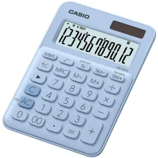 CASIO MS-20UC-LB 12 számjegyes asztali számológép, kék