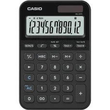 CASIO MS-20YC-BK asztali számológép, fekete