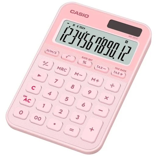Stolná kalkulačka CASIO MS-20YC, svetlomodrá - 2